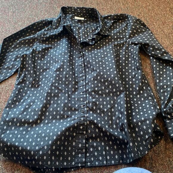 Garnet hill button down blouse 8 - Picture 1 of 5